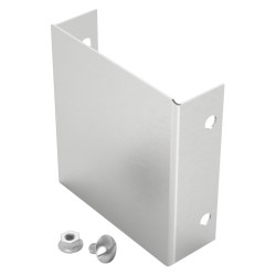 Electrix 50mm Stainless Steel Trunking End Cap